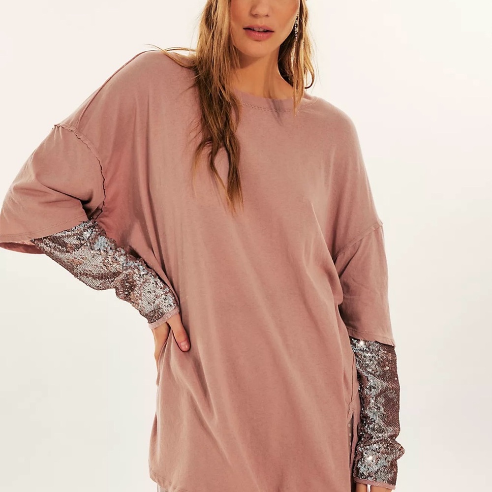 Free People Sequin Twofer